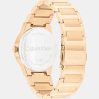 Ck Linear Elegance Women Quartz Black Dial Analog Stainless Steel Watch 25100086