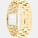 Ck Meridian Women Quartz Thin Gold Dial Analog Stainless Steel Watch 25100089