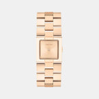 Ck Meridian Women Quartz Light Rose Gold Dial Analog Stainless Steel Watch 25100090