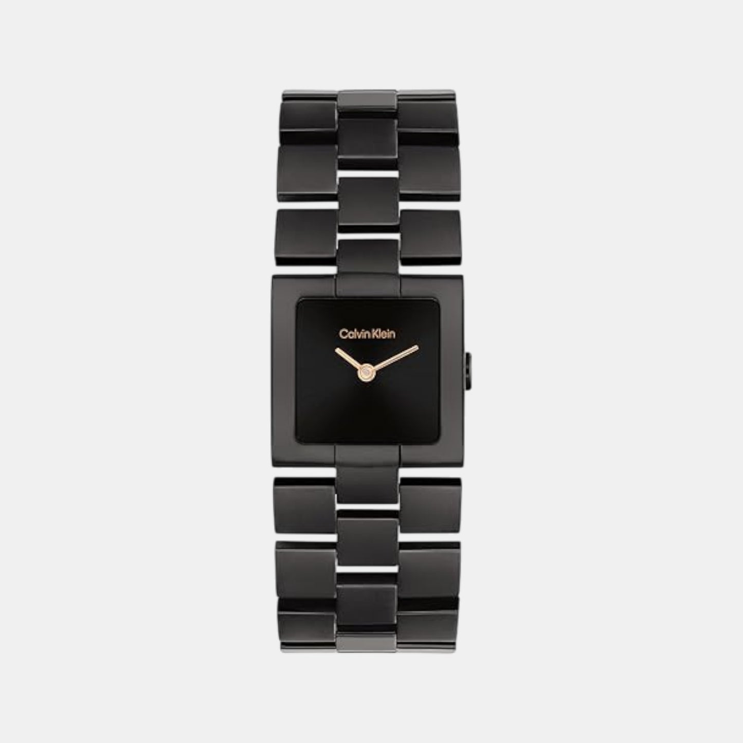 Ck Meridian Women Quartz Black Dial Analog Stainless Steel Watch 25100091