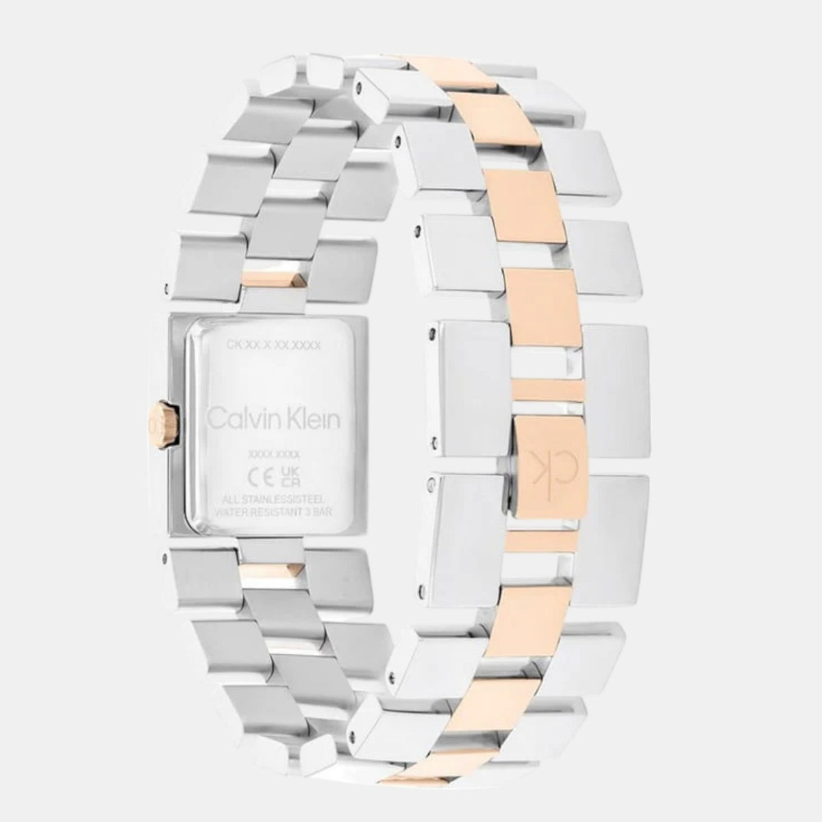 Ck Meridian Women Quartz Pink Dial Analog Stainless Steel Watch 25100092