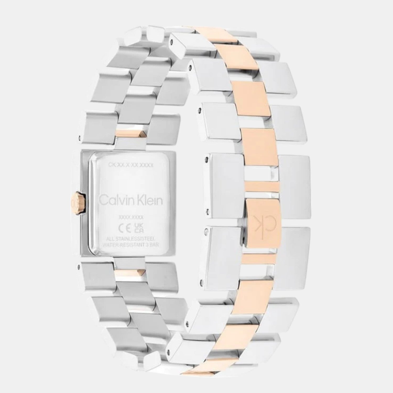 Ck Meridian Women Quartz Blush Dial Analog Stainless Steel Watch 25100092