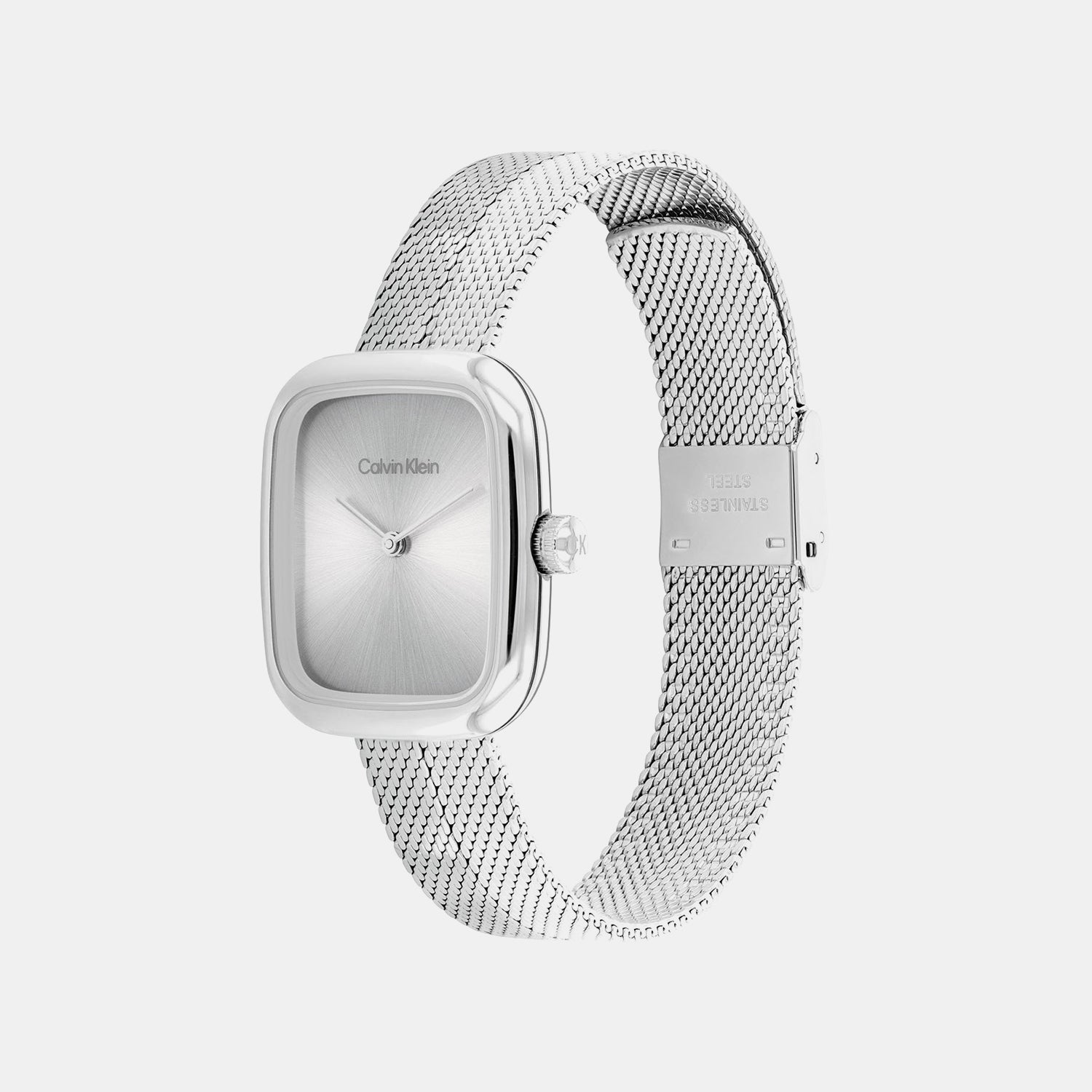 Adore Women Quartz Silver Dial Analog Mesh Watch 25100098