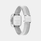 Adore Women Quartz Silver Dial Analog Mesh Watch 25100098