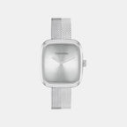 Adore Women Quartz Silver Dial Analog Mesh Watch 25100098