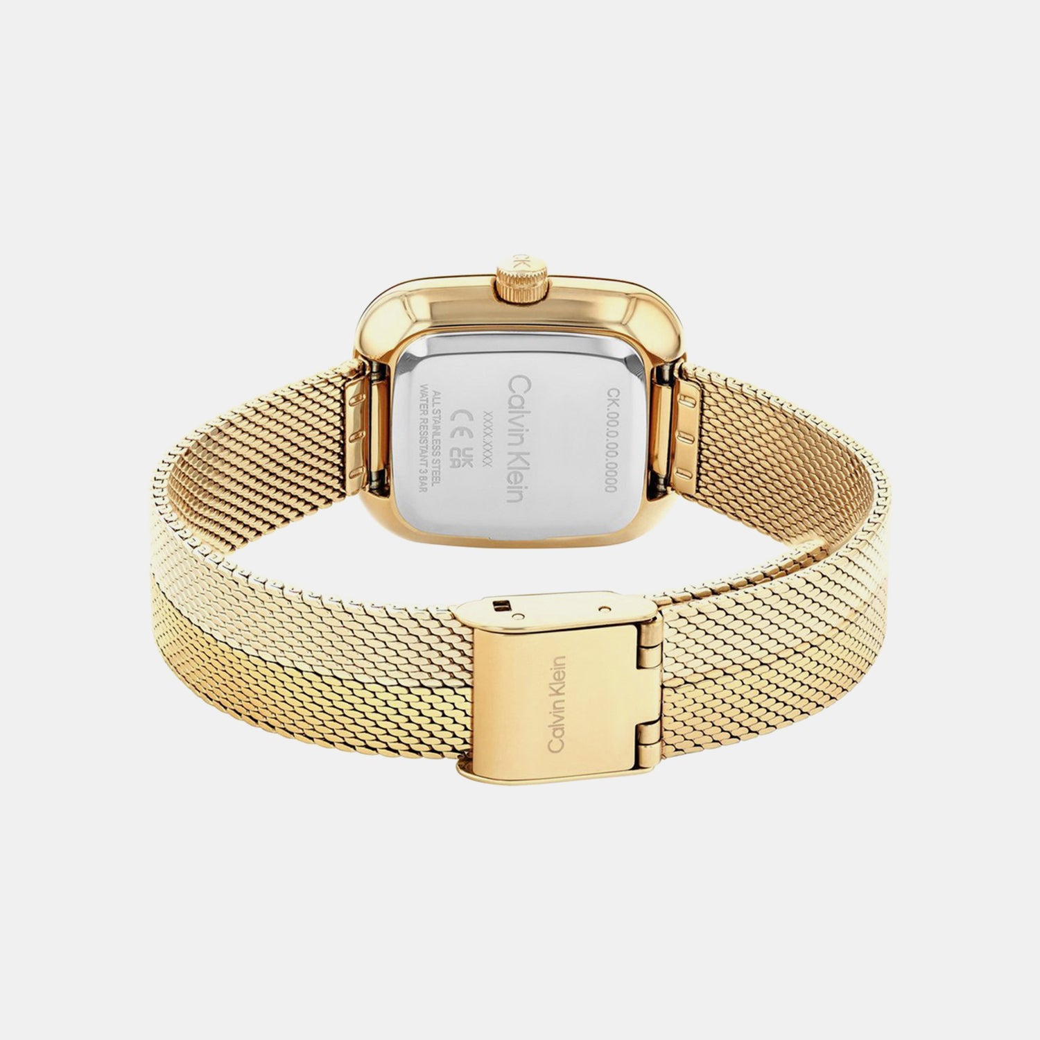 Ck Adore Women Quartz Gold Dial Analog Stainless Steel Watch 25100099