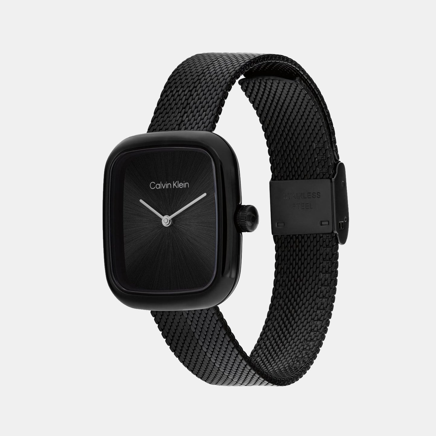 Ck Adore Women Quartz Black Dial Analog Stainless Steel Watch 25100100