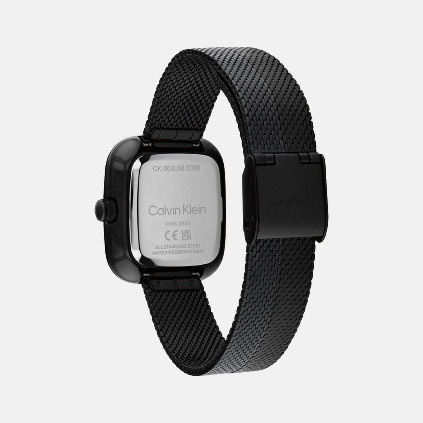 Ck Adore Women Quartz Black Dial Analog Stainless Steel Watch 25100100