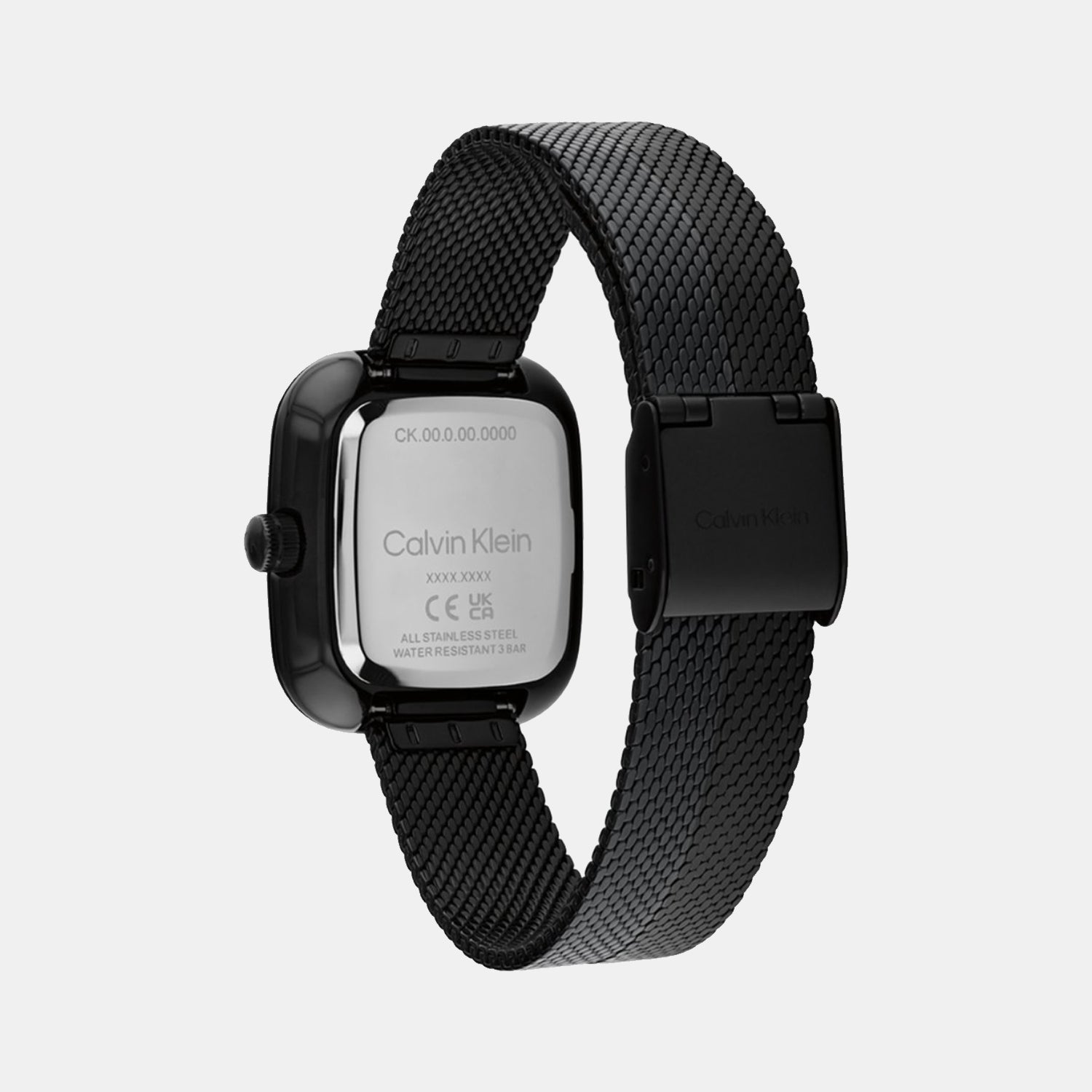 Ck Adore Women Quartz Black Dial Analog Stainless Steel Watch 25100100