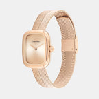 Ck Adore Women Quartz Rose Gold Dial Analog Stainless Steel Watch 25100101