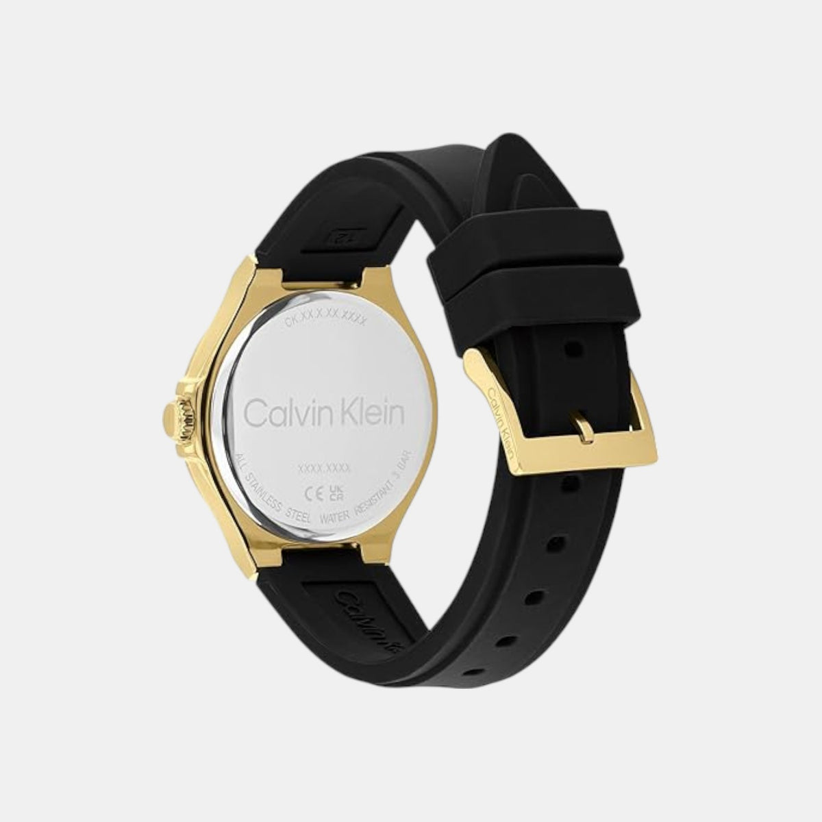 Vibrancy Women Quartz Black Dial Multi-Function Silicone Watch 25100107