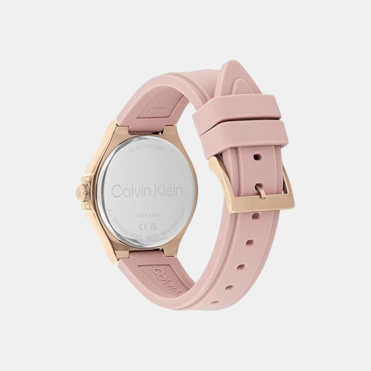 Vibrancy Women Quartz Pink Dial Multi-Function Silicone Watch 25100108