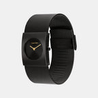 Ck Pulse Women Quartz Black Dial Analog Mesh Watch 25100109