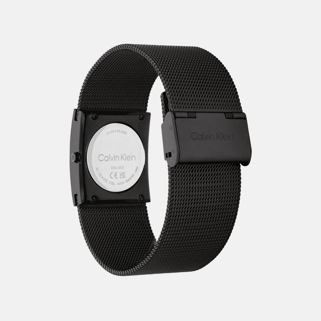 Ck Pulse Women Quartz Black Dial Analog Mesh Watch 25100109