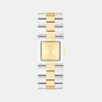 Ck Meridian Women Quartz Thin Gold Dial Analog Stainless Steel Watch 25100115