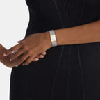 Women Quartz Silver Dial Analog Mesh Watch 25100139