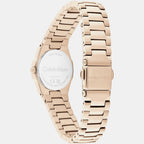 Women Quartz Beige Dial Analog Stainless Steel Watch 25100144