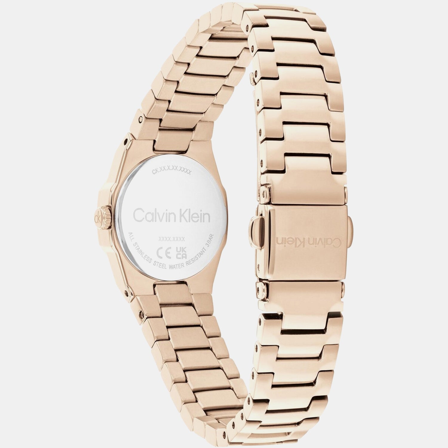 Women Quartz Beige Dial Analog Stainless Steel Watch 25100144