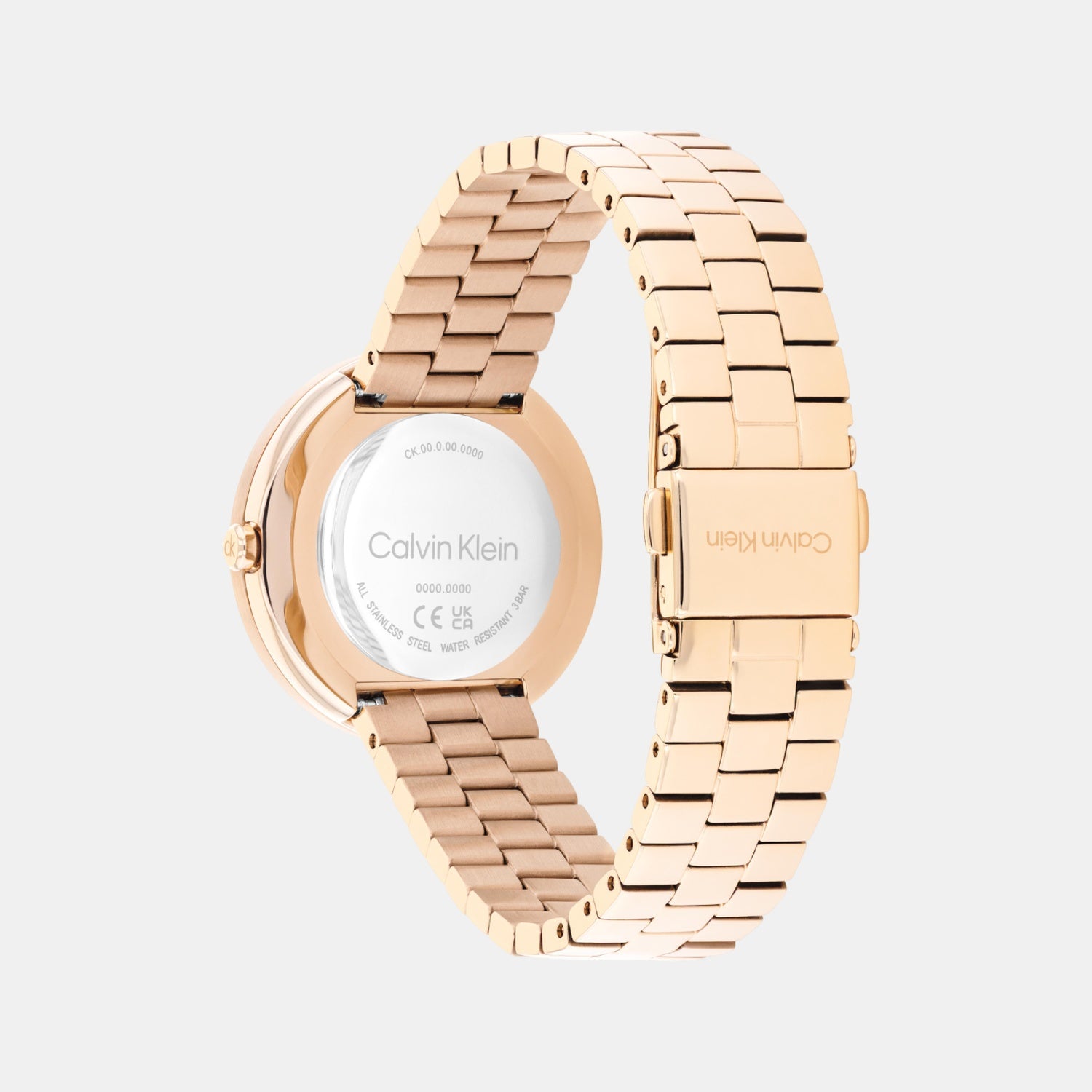 Twisted Bezel Women Quartz Carnation Gold Dial Analog Stainless Steel Watch 25100166