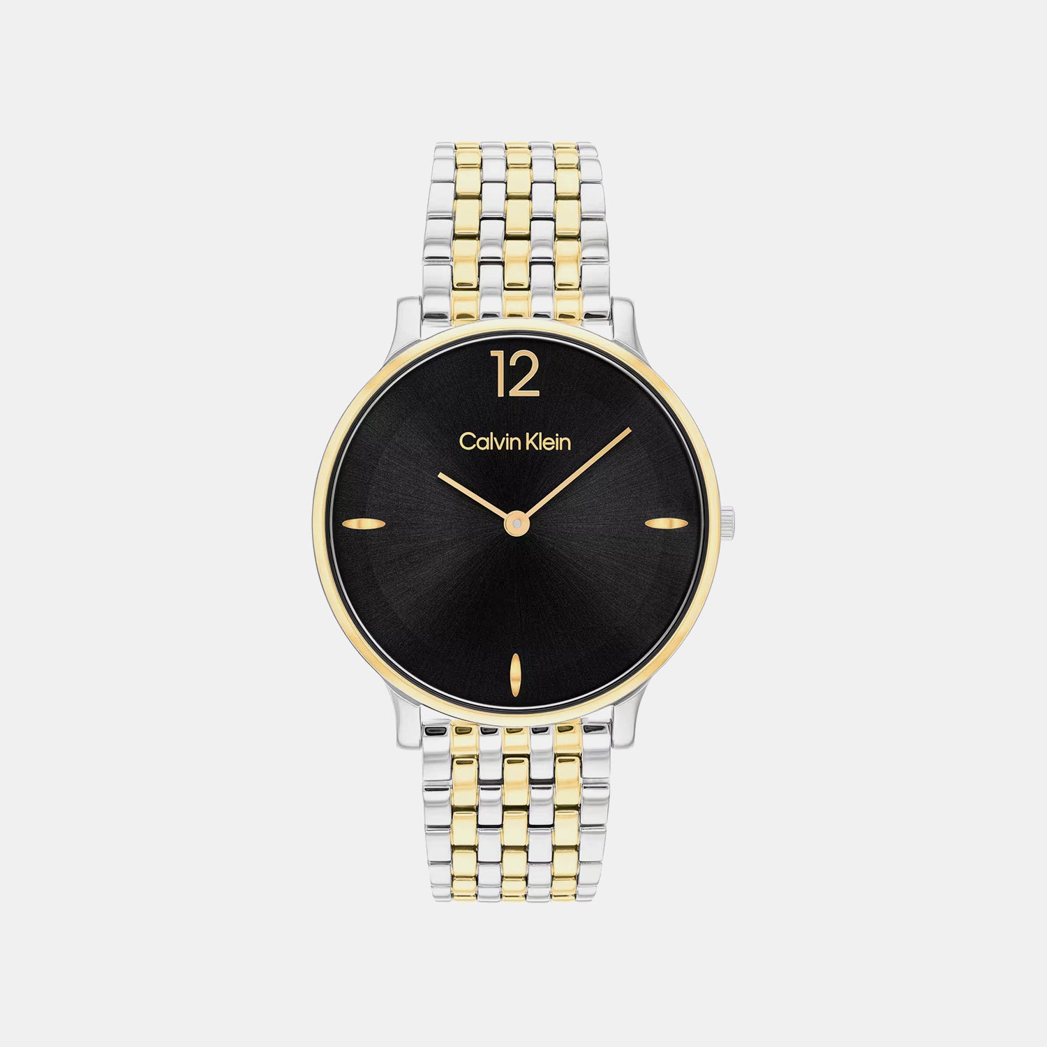Luxe Women Quartz Black Dial Analog Stainless Steel Watch 25100171
