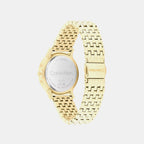 Luxe Women Quartz White Dial Analog Stainless Steel Watch 25100172