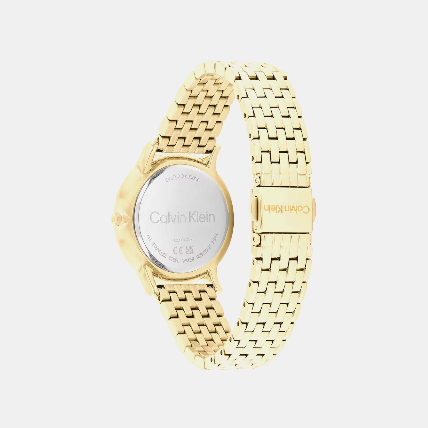 Luxe Women Quartz White Dial Analog Stainless Steel Watch 25100172
