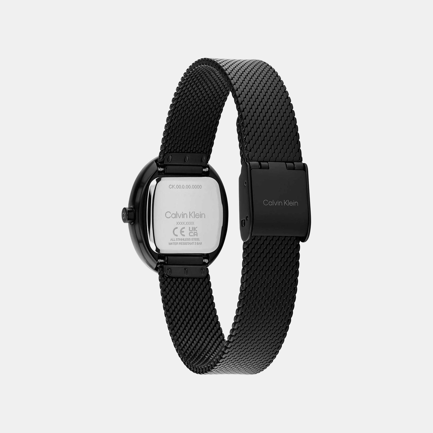 Euphoria Women Quartz Black Dial Analog Mesh Watch 25100176