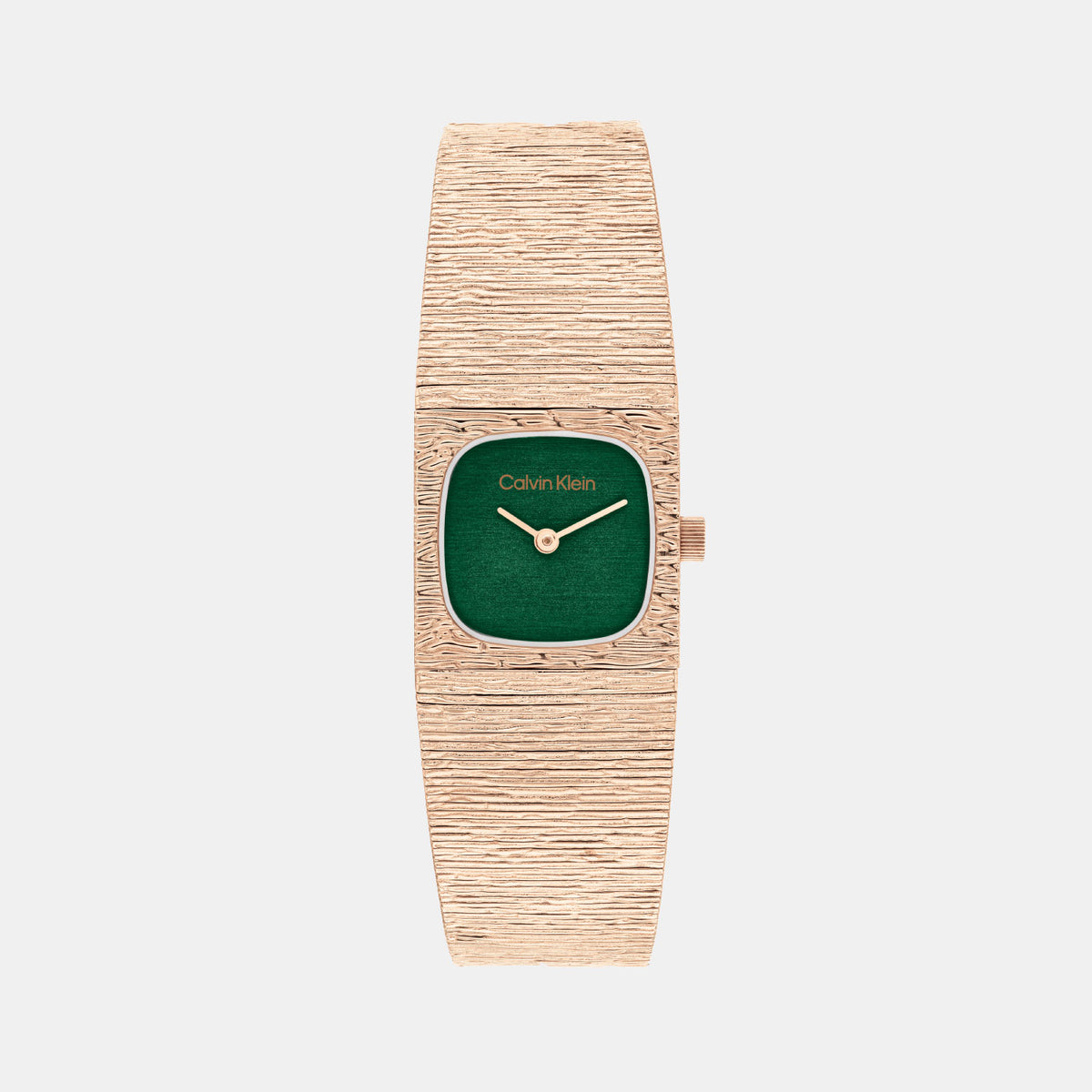 Sophisticated Women Quartz Green Dial Analog Mesh Watch 25100179