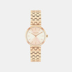 Forme Women Quartz Gold Dial Analog Stainless Steel Watch 25100185