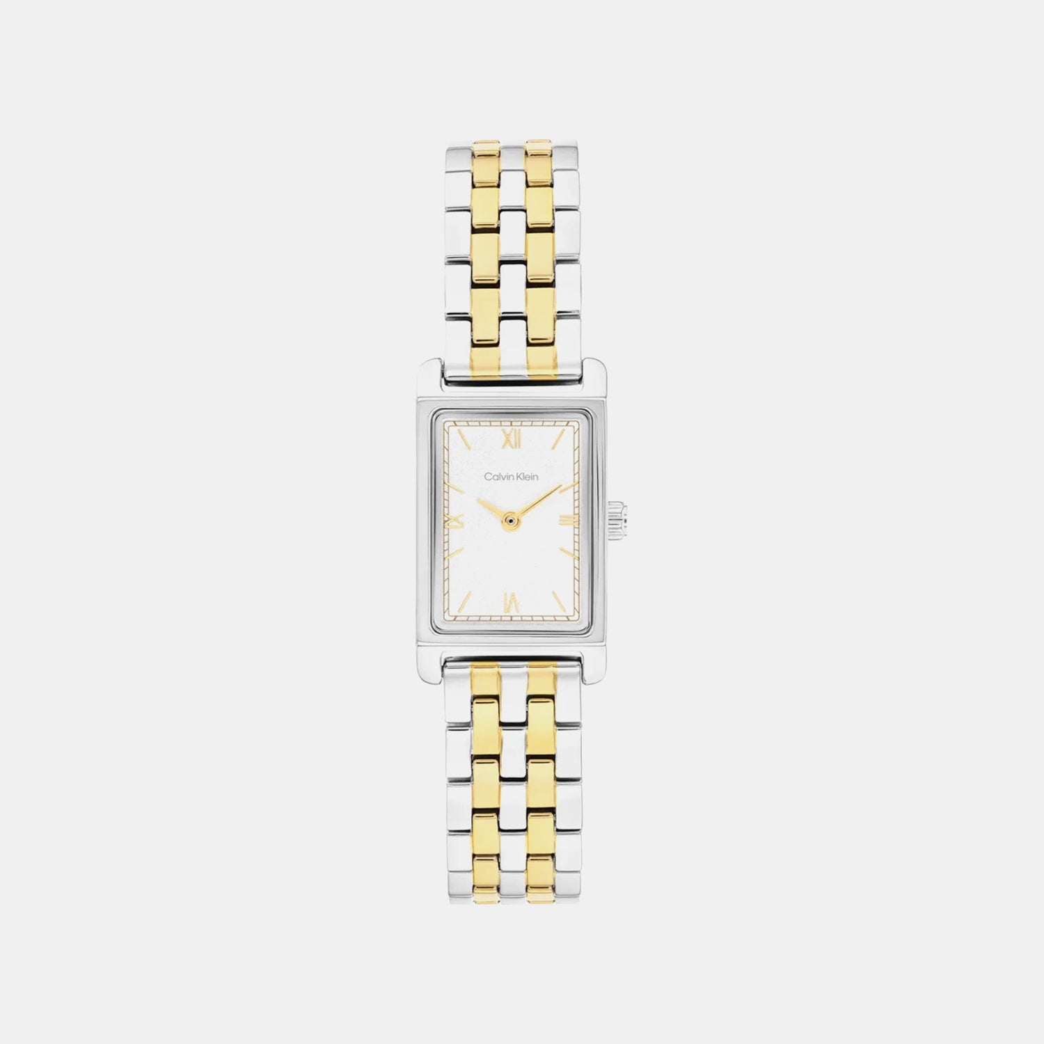 Ck Light Women Quartz White Dial Analog Stainless Steel Watch 25100199