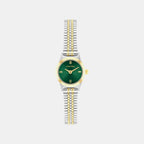 Ck Contemporary Women Quartz Green Dial Analog Stainless Steel Watch 25100202