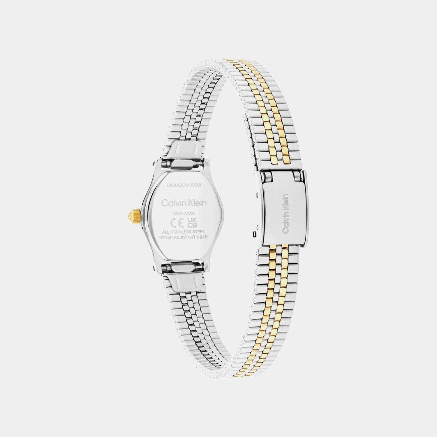 Contemporary Women Quartz Silver Dial Analog Stainless Steel Watch 25100207