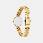 Gleam Women Quartz Gold Dial Analog Stainless Steel Watch 25100225