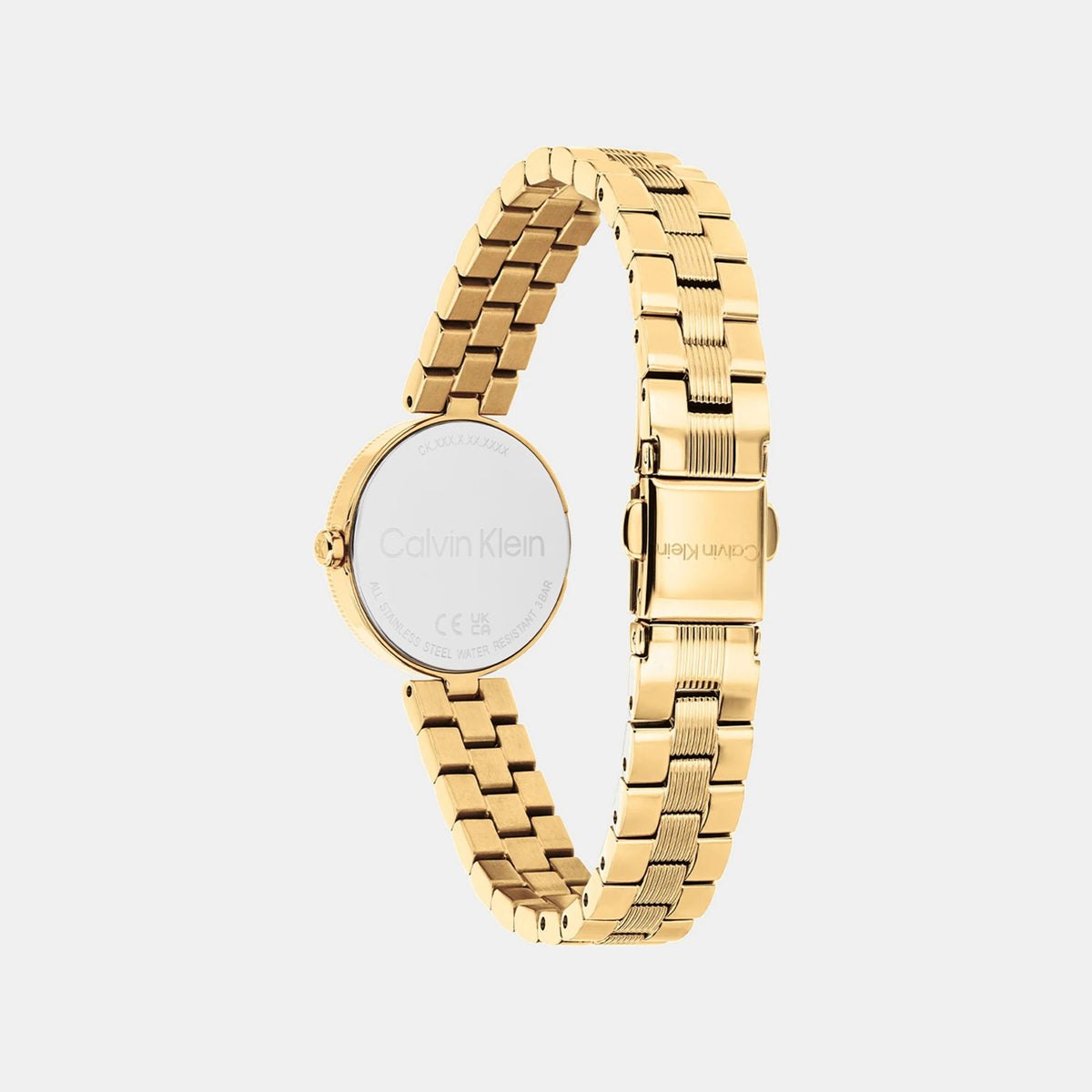 Gleam Women Quartz Gold Dial Analog Stainless Steel Watch 25100225