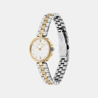 Gleam Women Quartz White Dial Analog Stainless Steel Watch 25100226