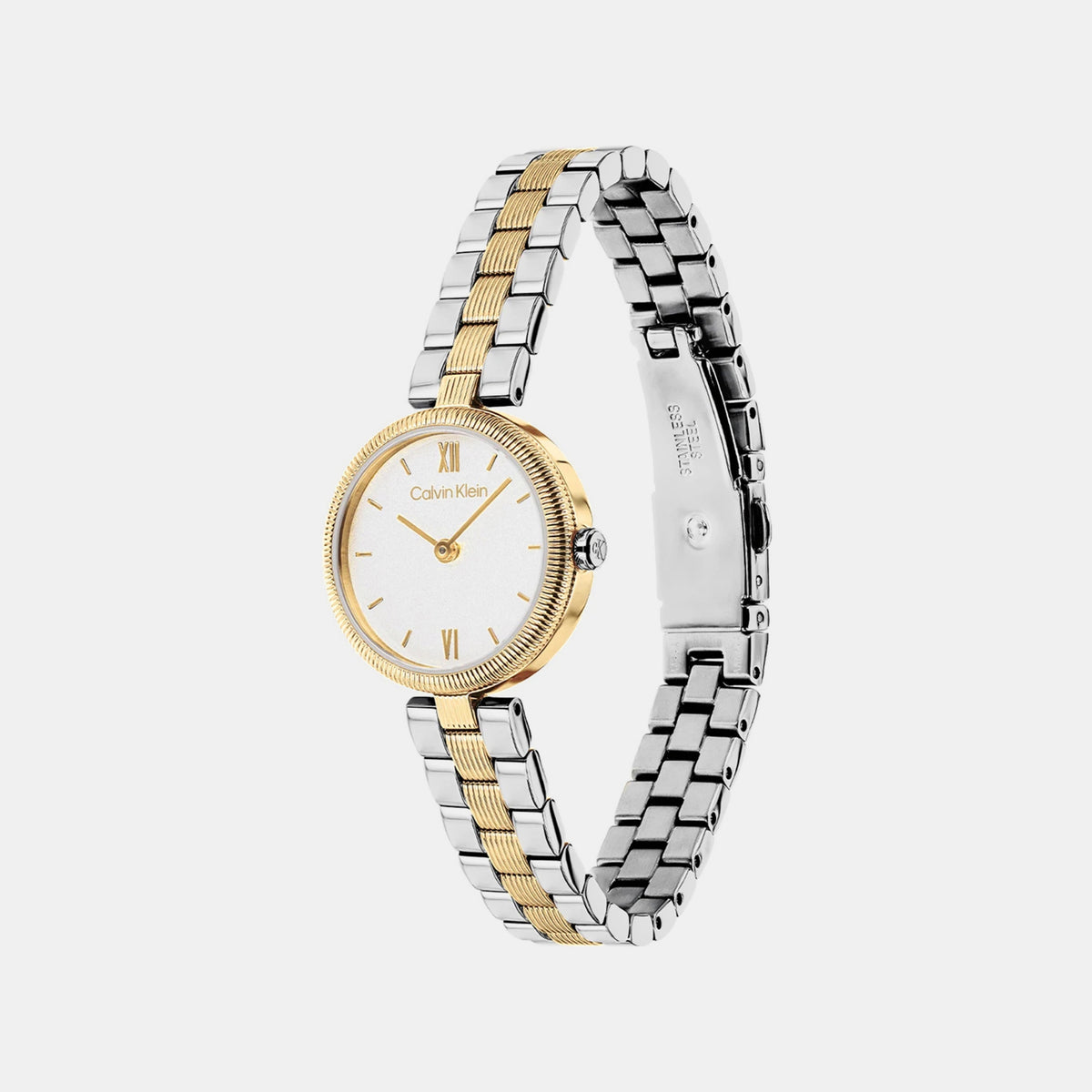 Gleam Women Quartz White Dial Analog Stainless Steel Watch 25100226