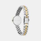 Gleam Women Quartz White Dial Analog Stainless Steel Watch 25100226