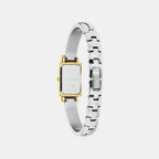 Women Quartz Grey Dial Analog Stainless Steel Watch 25100238