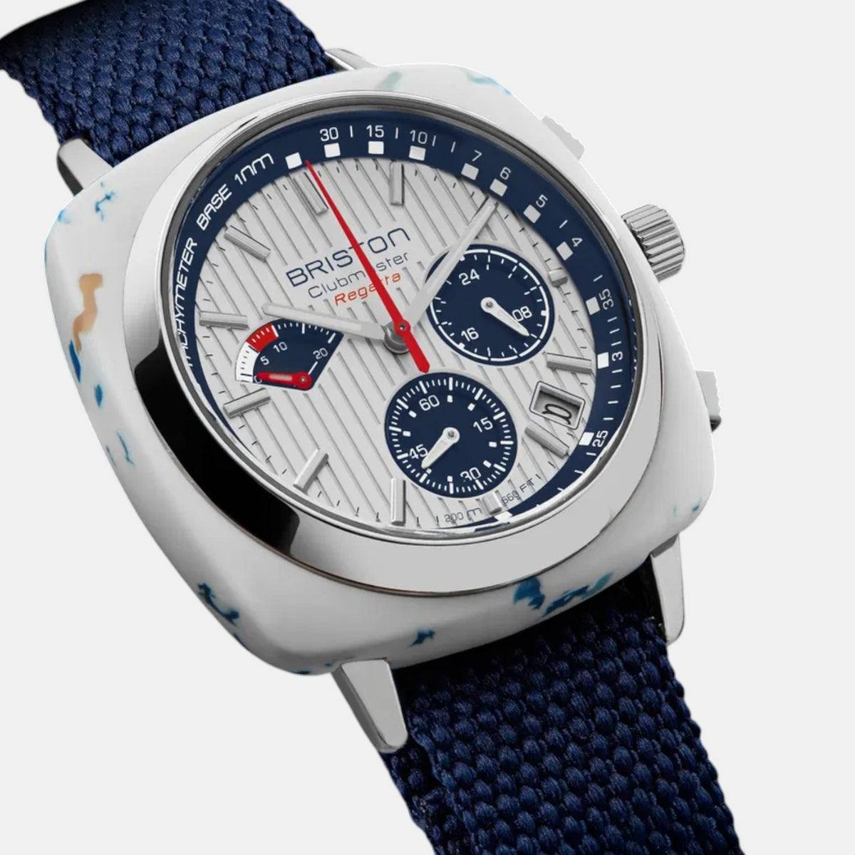 Briston Men Quartz White Dial Analog Nato Watch 251542.SP.W.2-4
