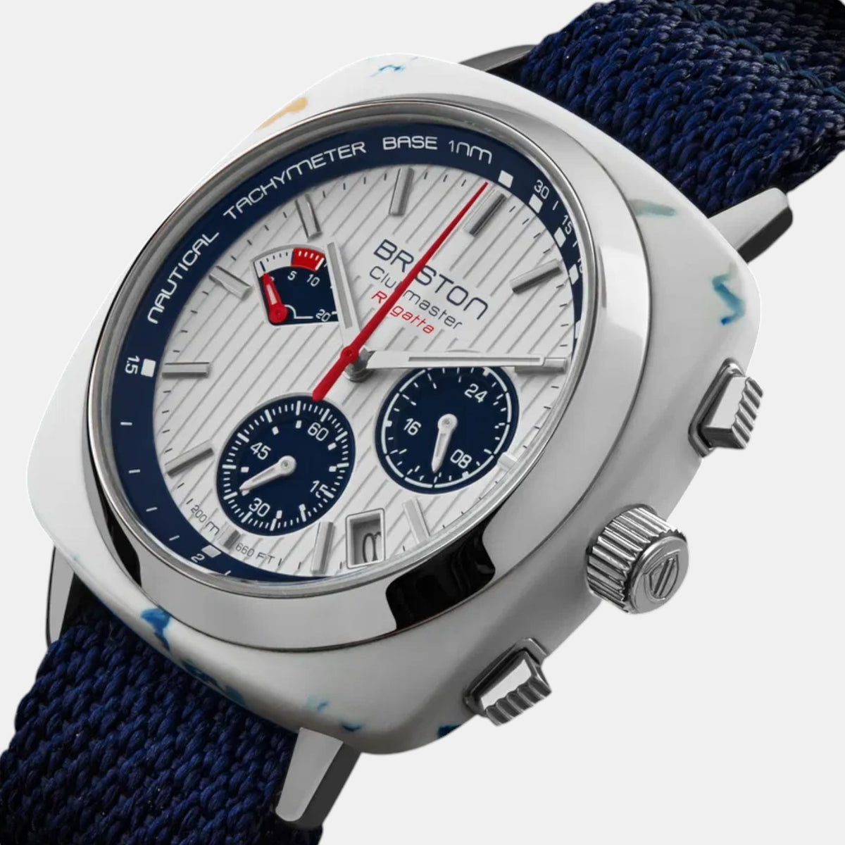 Briston Men Quartz White Dial Analog Nato Watch 251542.SP.W.2-3