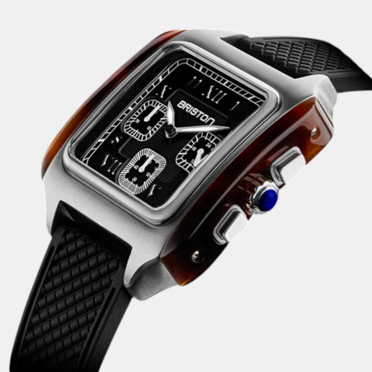 Briston Men Quartz Black Dial Analog Rubber Watch 251838.SA.T.1.FB-2