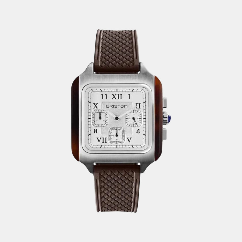 Briston Men Quartz White Dial Analog Rubber Watch 251838.SA.T.2.FBR-1