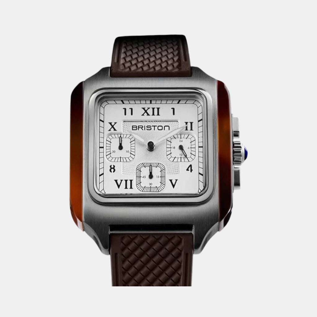 Briston Men Quartz White Dial Analog Rubber Watch 251838.SA.T.2.FBR-4