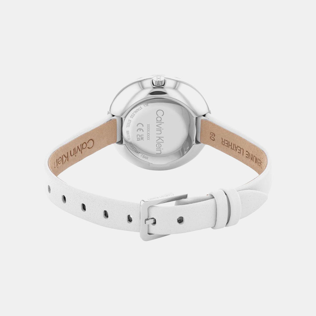 Confidence Women Quartz Silver Dial Analog Leather Watch 25200026