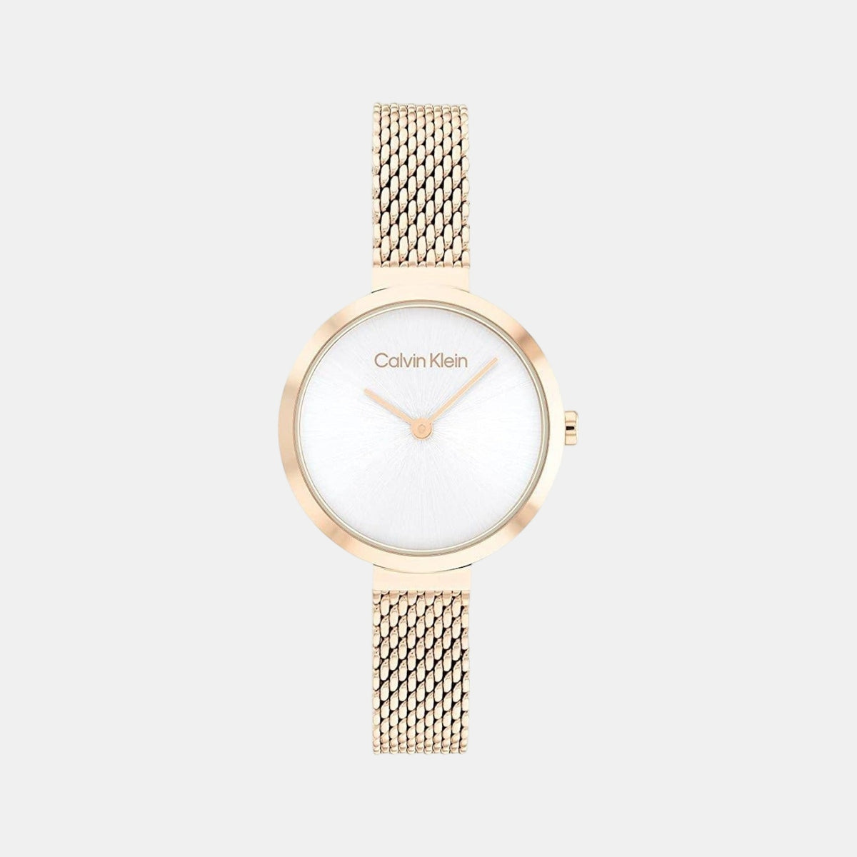 Minimalistic T-Bar Women Quartz Silver Dial Analog Mesh Watch 25200083