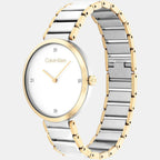 Calvin Klein Women Round White watch