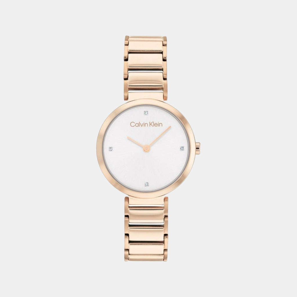 Minimalistic T Bar Women Quartz Grey Dial Analog Stainless Steel Watch 25200140