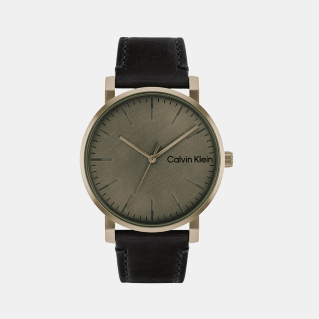 Male Analog Leather Watch 25200263