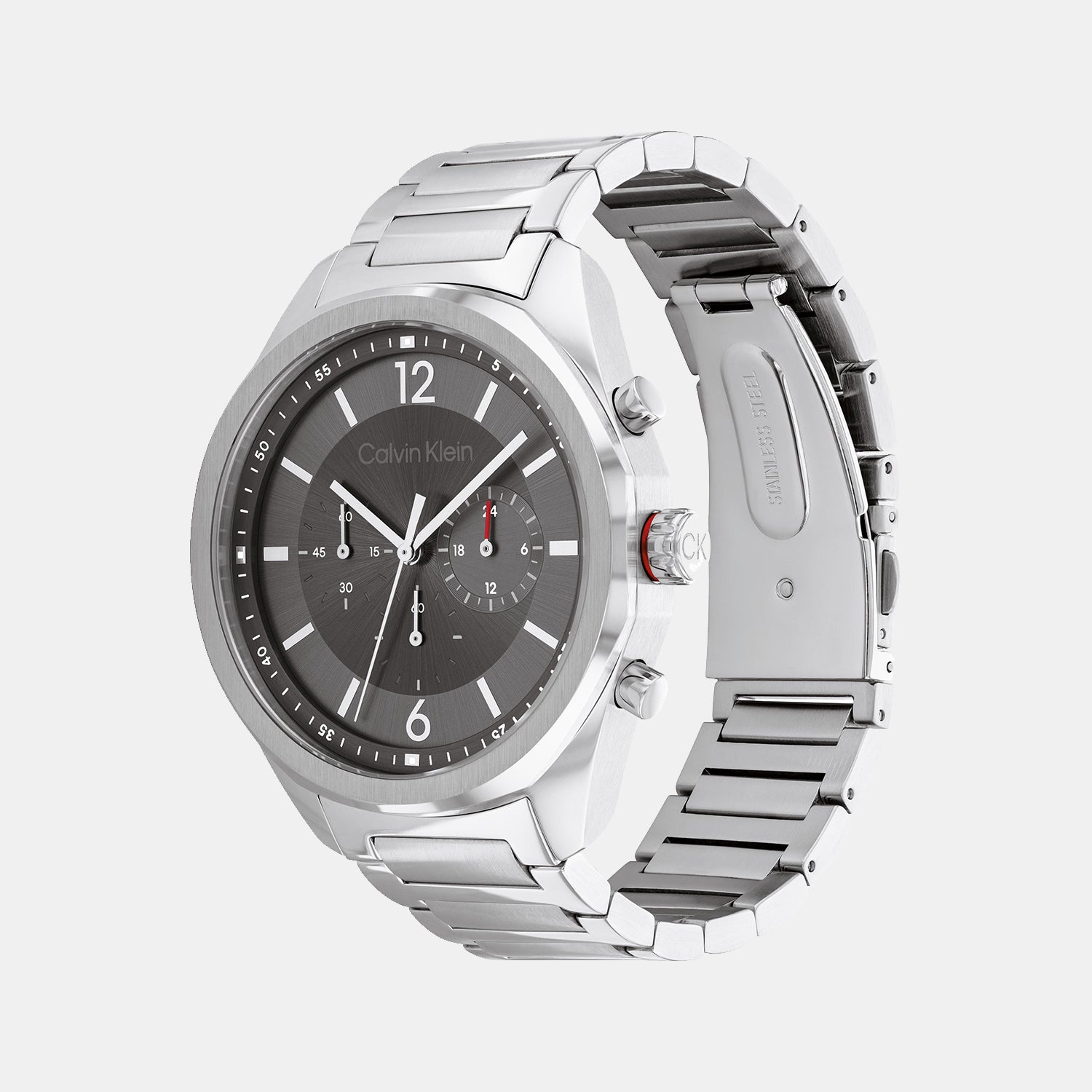 Calvin Klein Men Round Grey watch