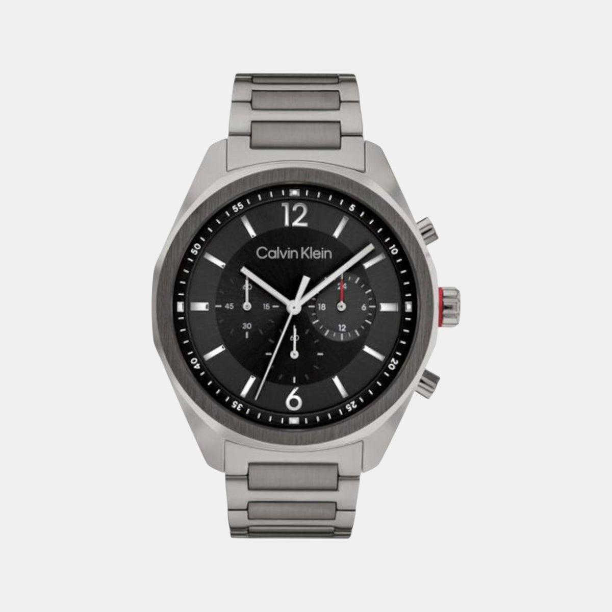 Ck Force Men Quartz Black Dial Chronograph Stainless Steel Watch 25200267